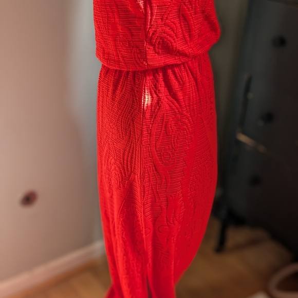 Cache Red Halter Maxi Sundress - Picture 4 of 8